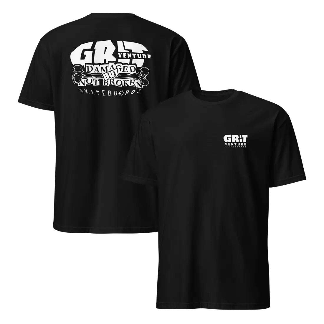 GRIT venture Damaged But Not Broken short sleeve t-short