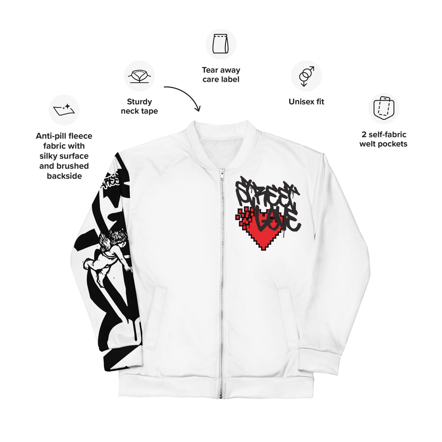 Unisex Bomber Jacket