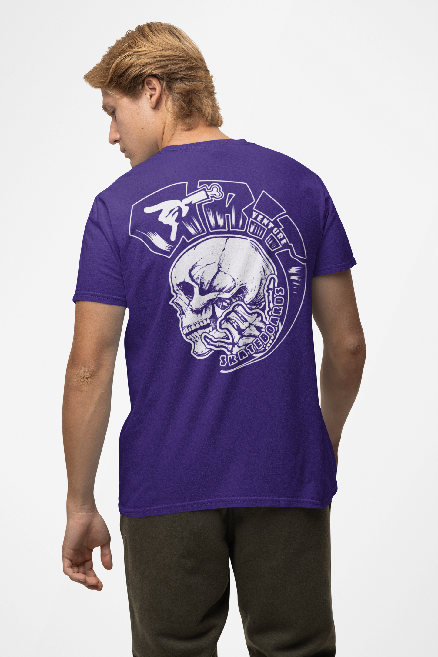 Gritventure Skull with mohawk Short Sleeve t-short Softstyle® 4.5 oz.