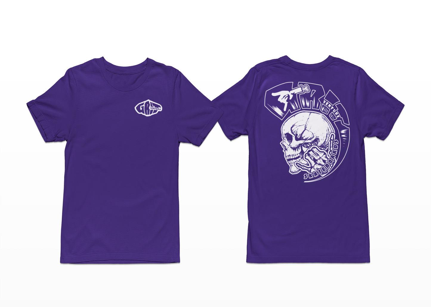 Gritventure Skull with mohawk Short Sleeve t-short Softstyle® 4.5 oz.