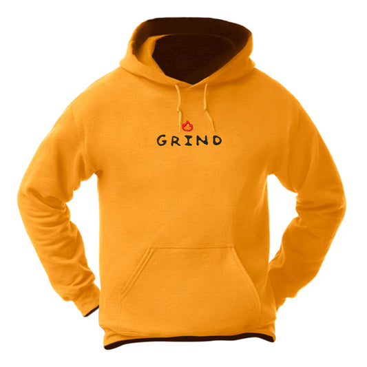 GRIND Hoodie hand embroidery