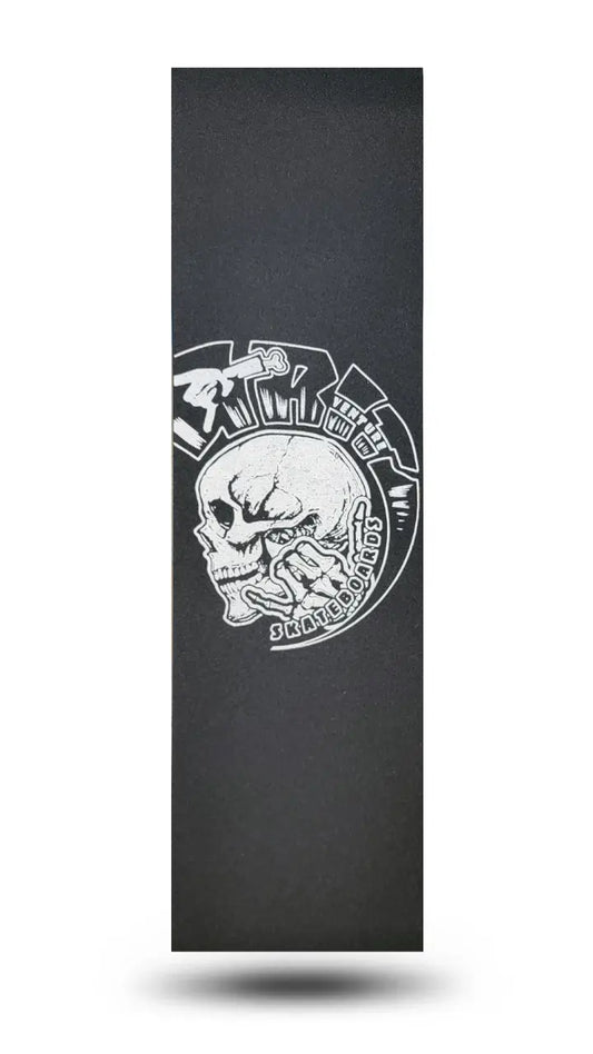 Skateboard Grip Tape Sheet 10 in x 35 in Grim Call